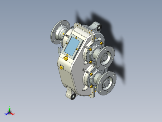 扭矩分配器一级斜齿轮箱