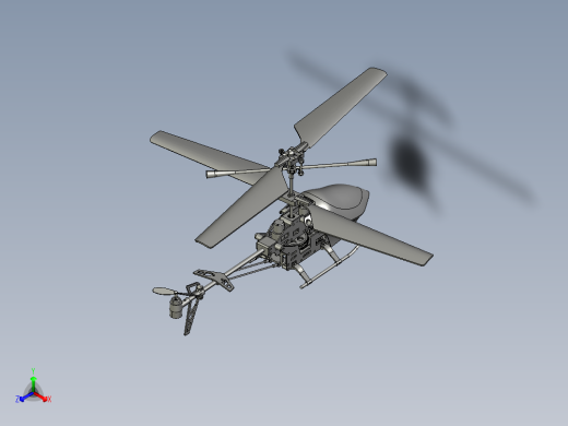 直升飞机 飞机模型设计 (33)