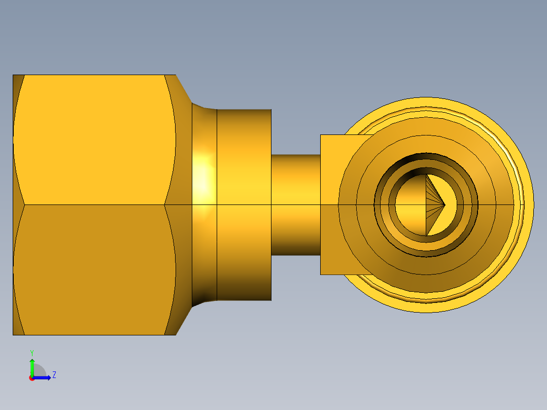 检修阀系列图纸左视图