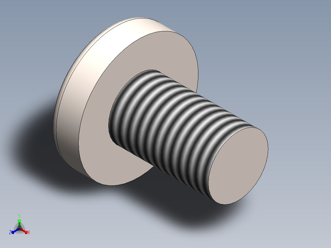 螺丝 M6 十字盘头-M6x10 Screw head.SLDPRT