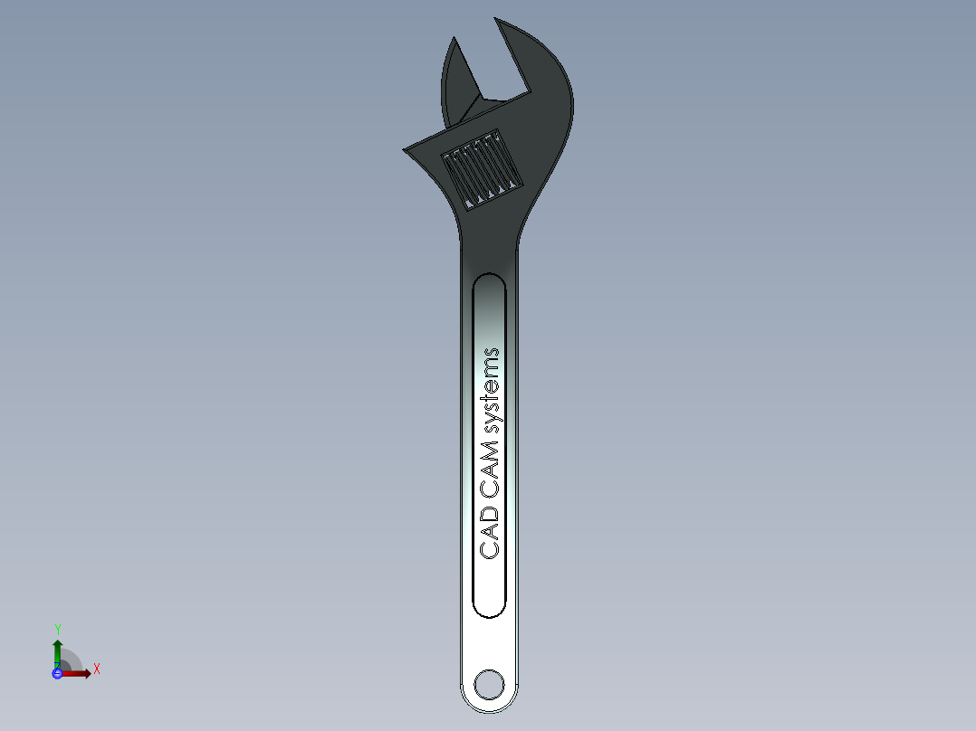 法式扳手--sw前视图