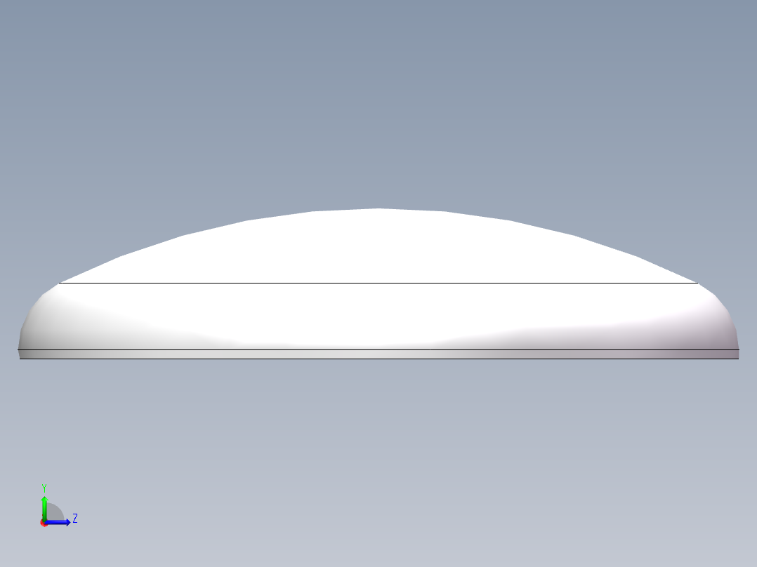 THA碟形封头DN3200左视图