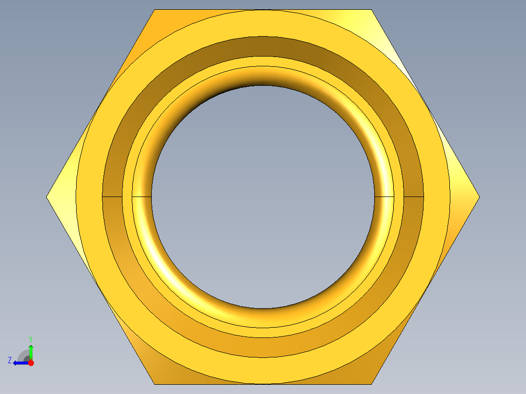 扩口式工业通用硬管接头Short Nut 41FS-10右视图