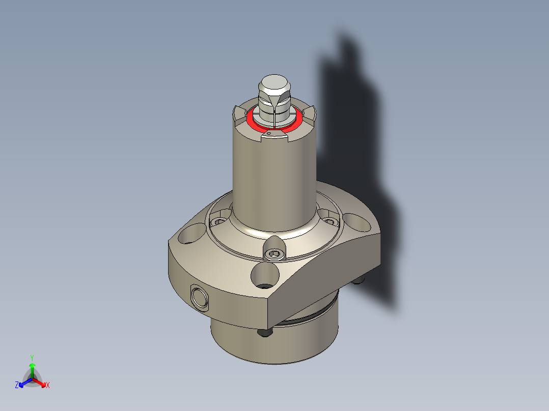 KOSMEKSFA1000-M2N-090-H50多系列多零件图纸模型多系列多零件图纸模型正等轴测图