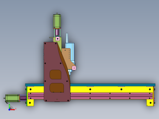 用于橱柜精细雕刻设备前视缩略图