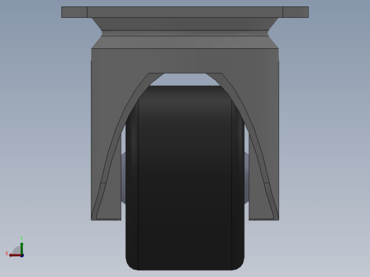 3寸万向脚轮后视缩略图