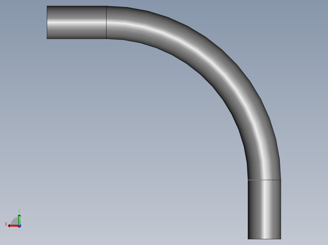 pvc conduit elbow-90deg std radius后视图