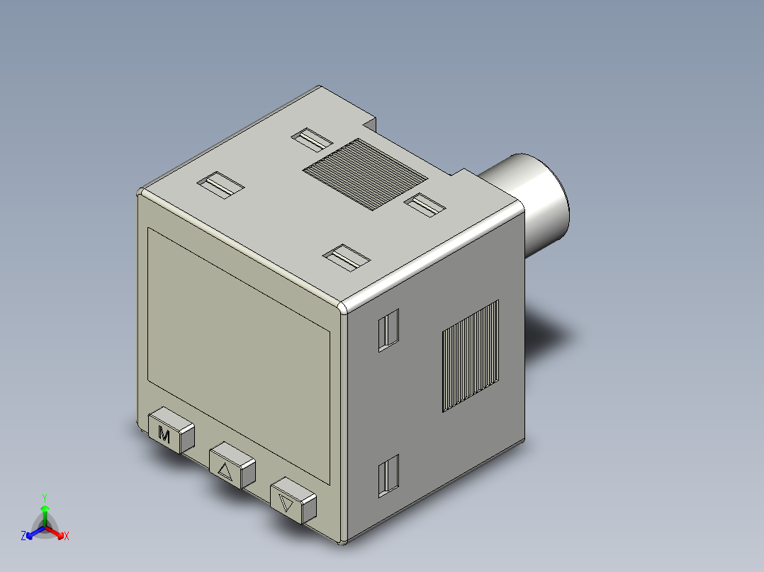 压力传感器DNP2-R_2023正等轴测图