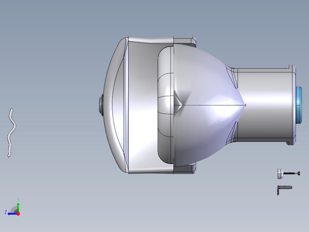 马桶无参三维右视图