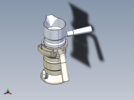 咖啡机正等轴测缩略图