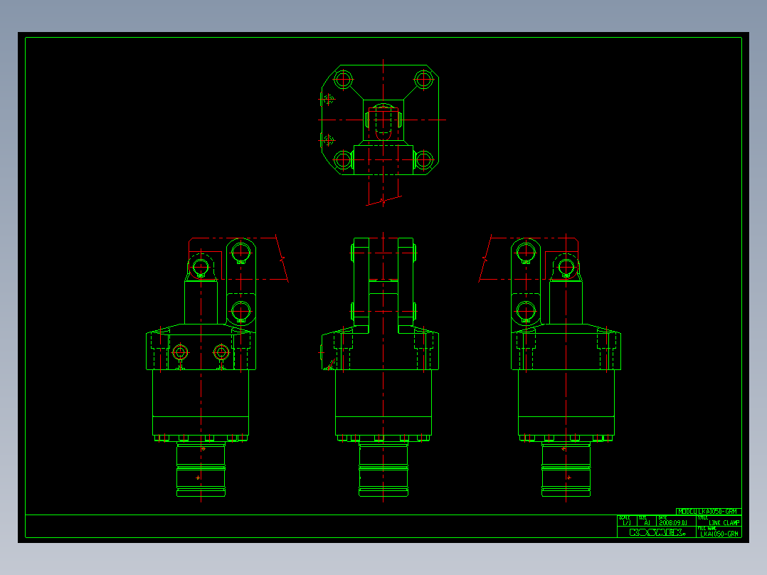 KOSMEKLKA1050-GRM多系列多零件图纸模型