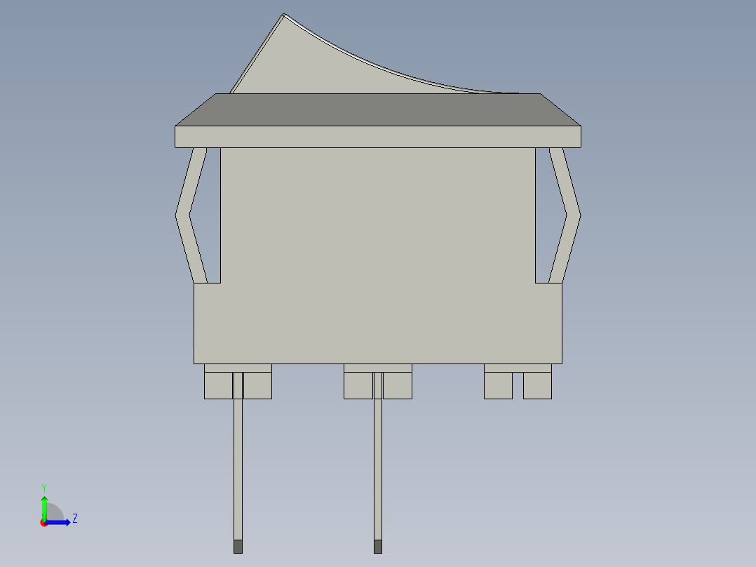 开关萨克拉开关左视图