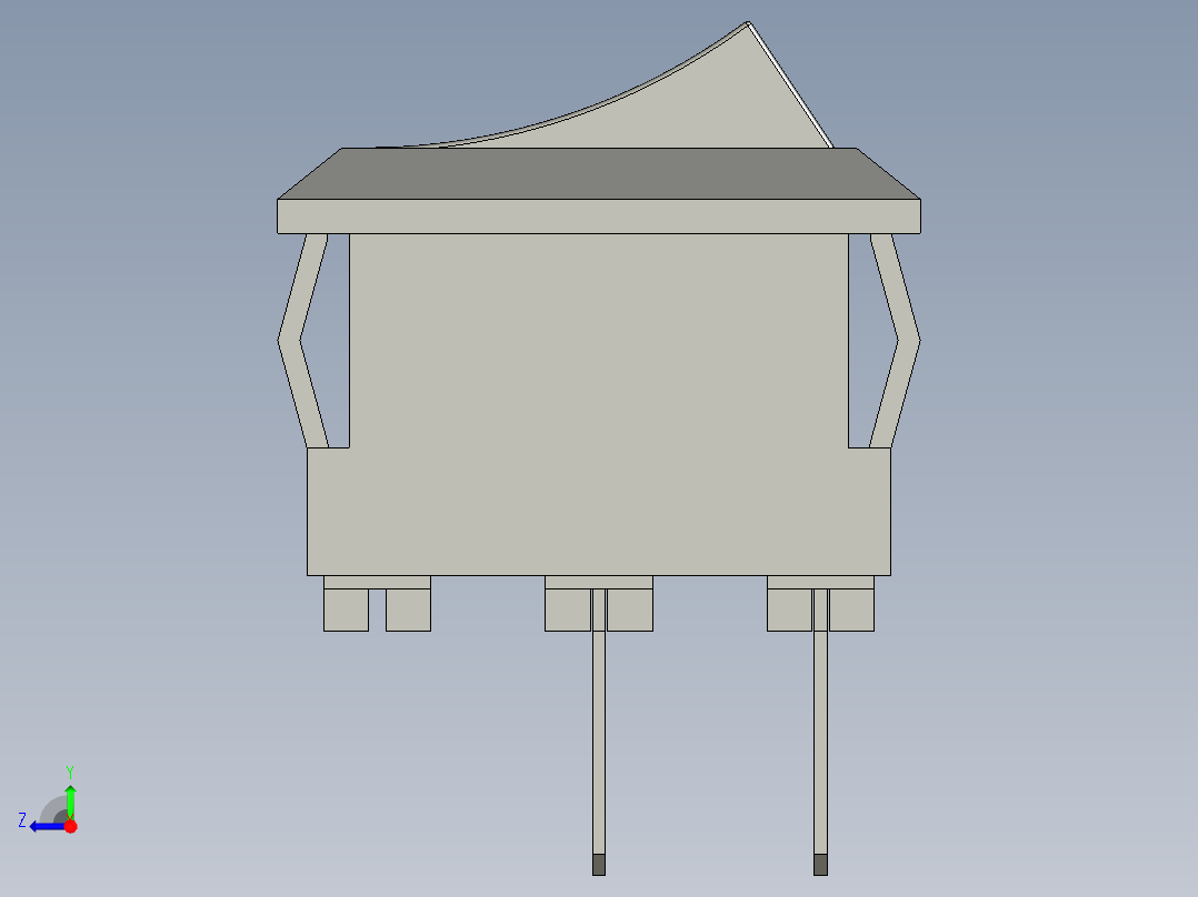 开关萨克拉开关右视图