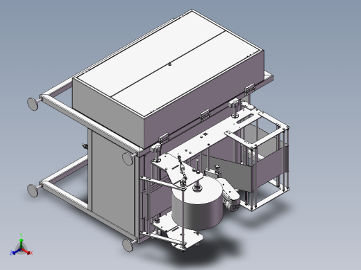 立式包装机三维模型