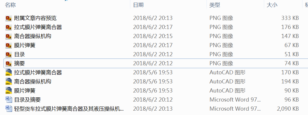 轻型货车拉式膜片弹簧离合器及其液压操纵机构设计