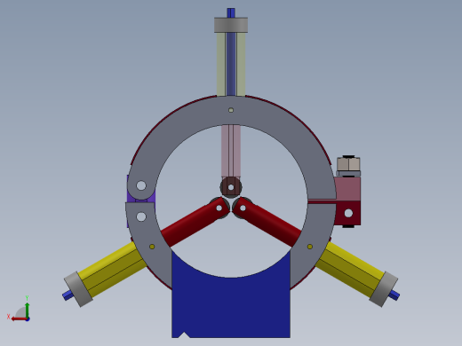 环形定位机构后视缩略图