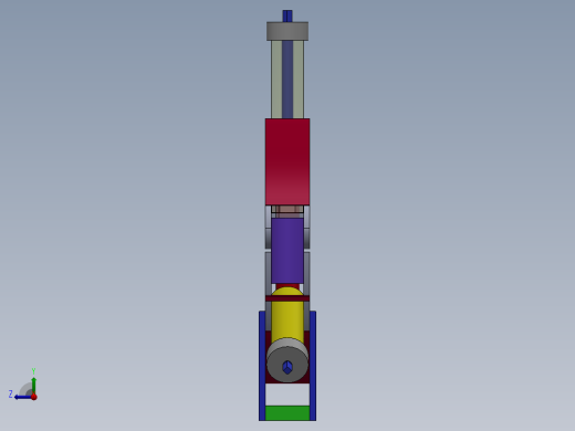环形定位机构右视缩略图