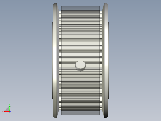 一种丁胞传热管滚压成型装置设计图纸后视缩略图