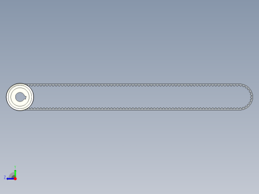 一种丁胞传热管滚压成型装置设计图纸右视缩略图