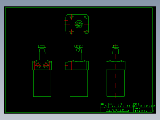 KOSMEKWHE1000-2SR多系列多零件图纸模型多系列多零件图纸模型