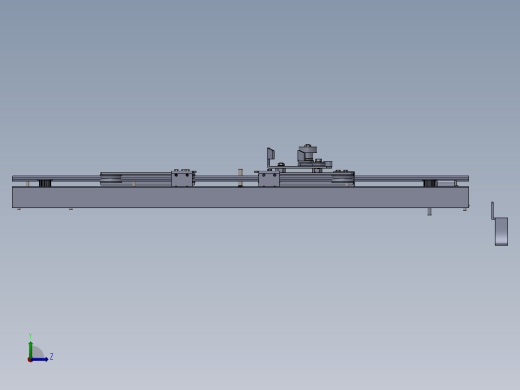 陈天宇-完成三维建模（完成模型电梯层门的建模）左视缩略图