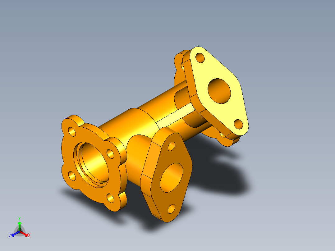 普通喷射器主视图