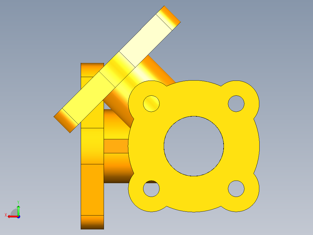 普通喷射器后视图