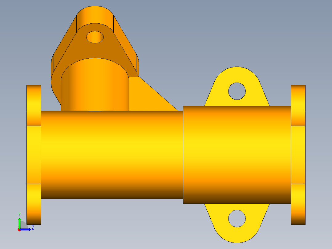 普通喷射器左视图