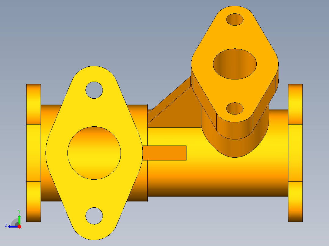普通喷射器右视图