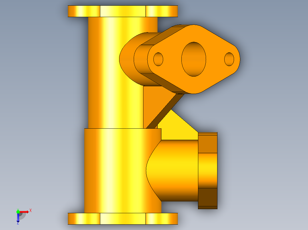 普通喷射器俯视图