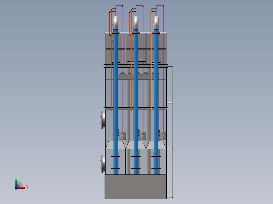 无阀滤池-30Tsw16可编辑前视图