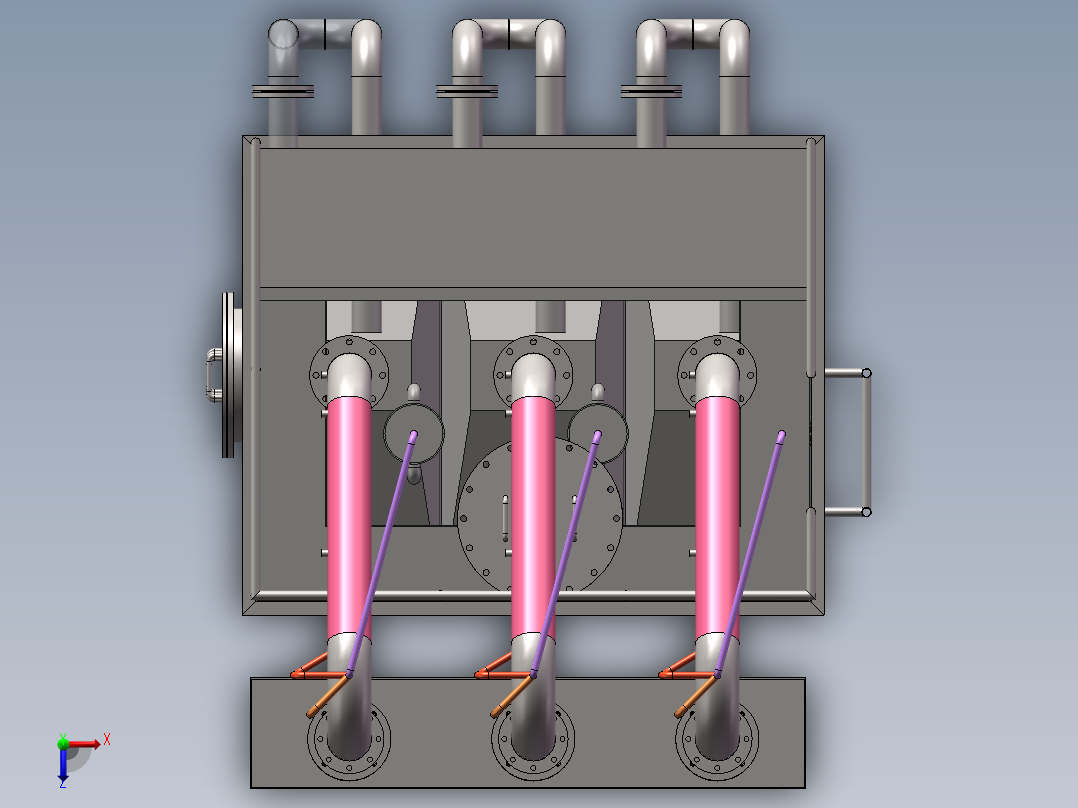 无阀滤池-30Tsw16可编辑俯视图