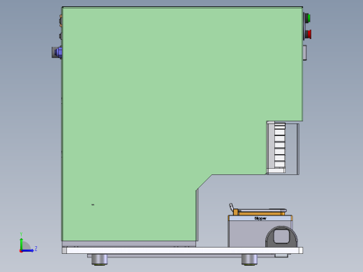 微型压合机（sw07+工程图+bom）左视缩略图