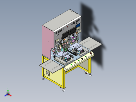 全套热压机贴合机sw20可编辑正等轴测缩略图