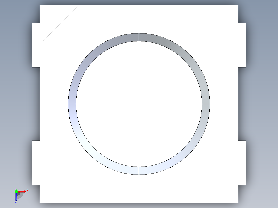 5050 红外LED 850纳米俯视图