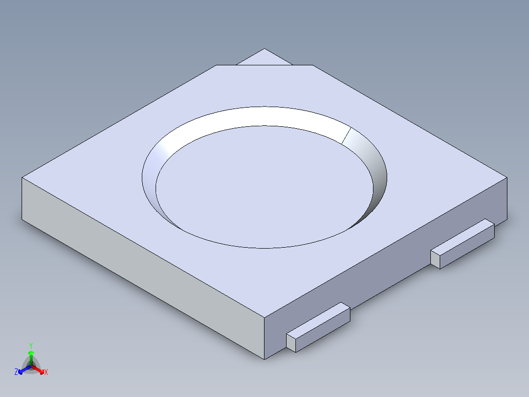 5050 红外LED 850纳米正等轴测图