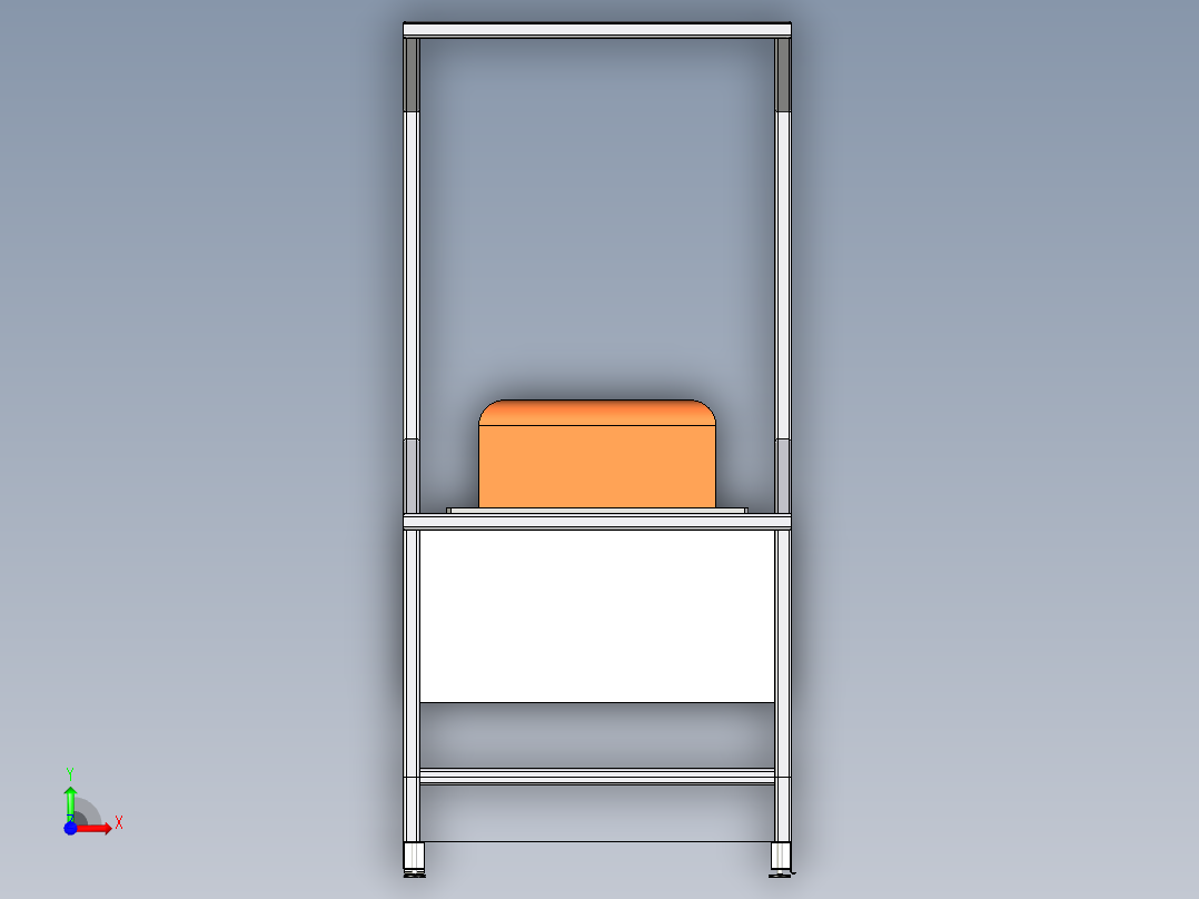 B2004656-单操作工作站前视图