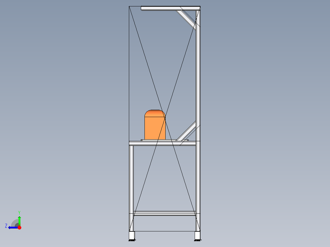 B2004656-单操作工作站右视图