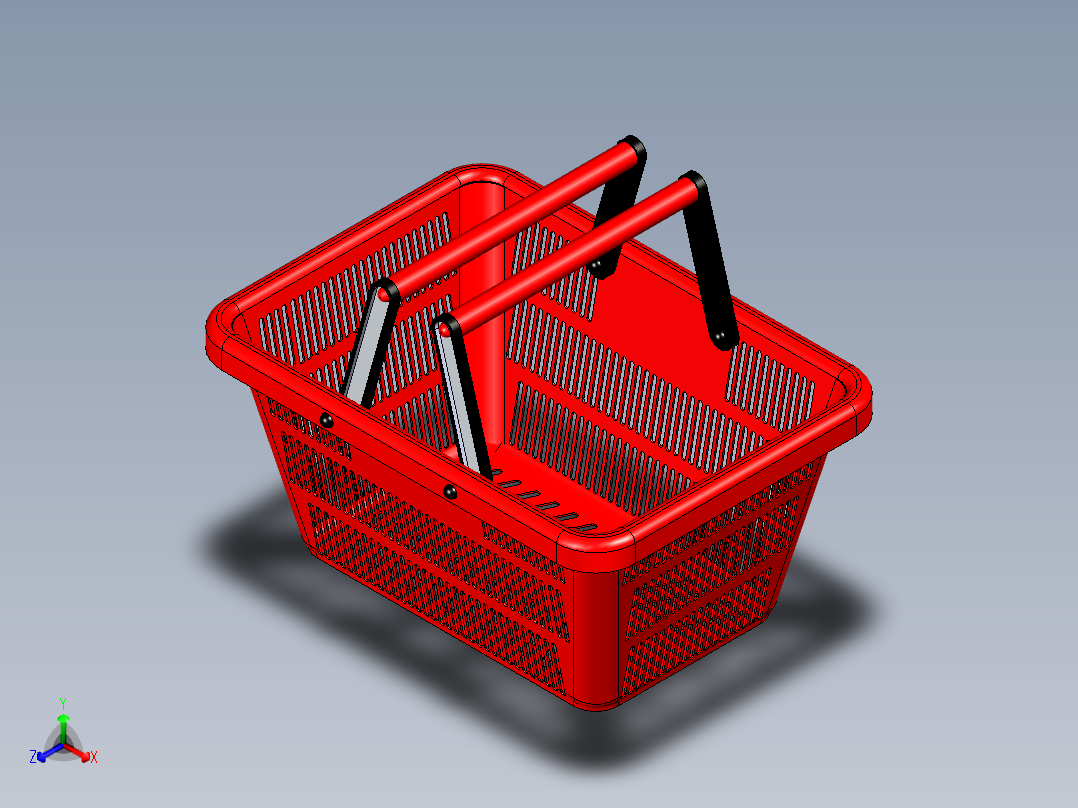 篮子(47)正等轴测图