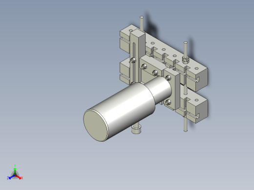 积木式长圆缺口冲模