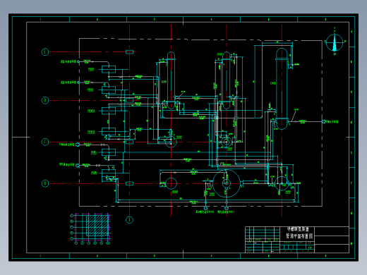 甲醇制氢平面布置