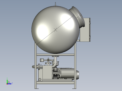 真空收集系统左视缩略图