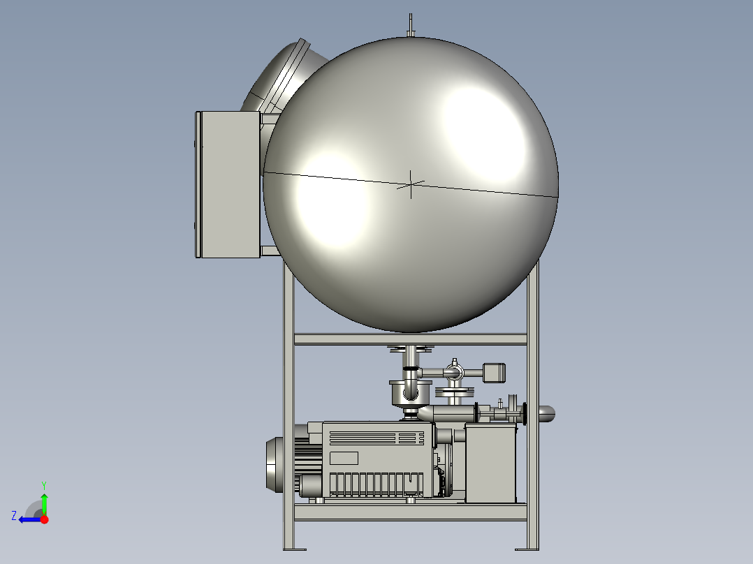 真空收集系统右视图