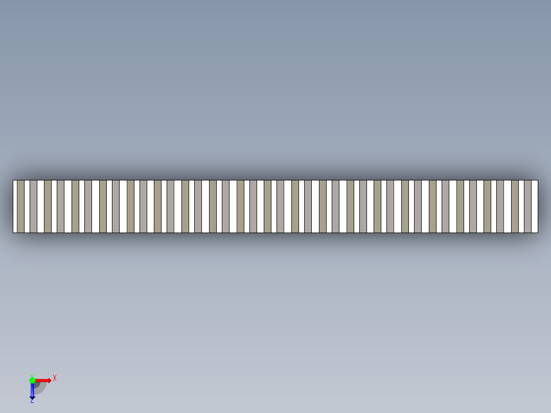 A0003937-齿条齿轮俯视图