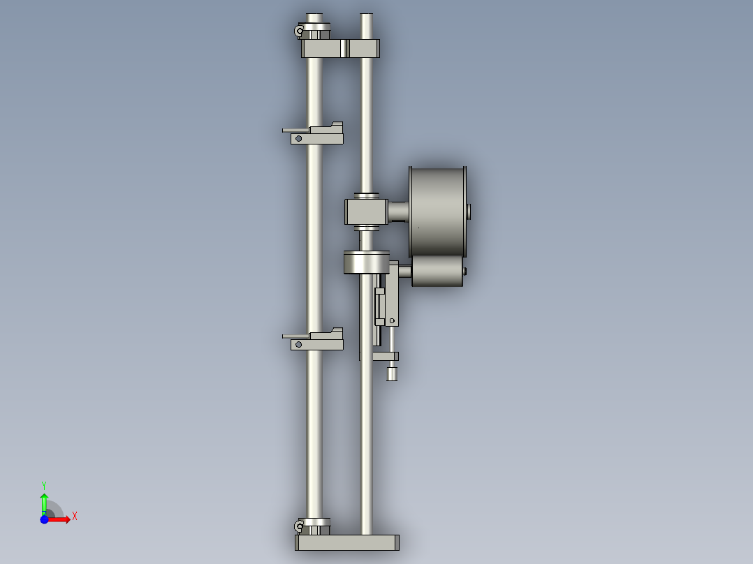 BJ-HT01-07-拖料部分前视图