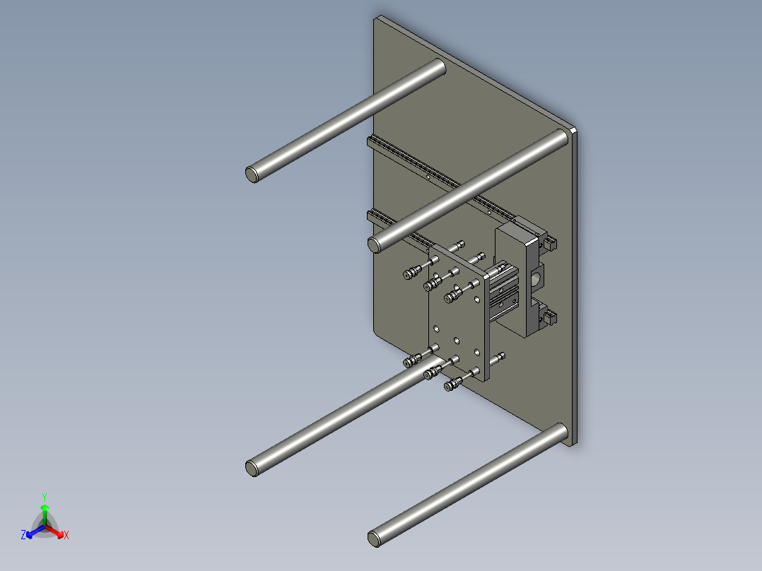 l-夹取机构正等轴测图