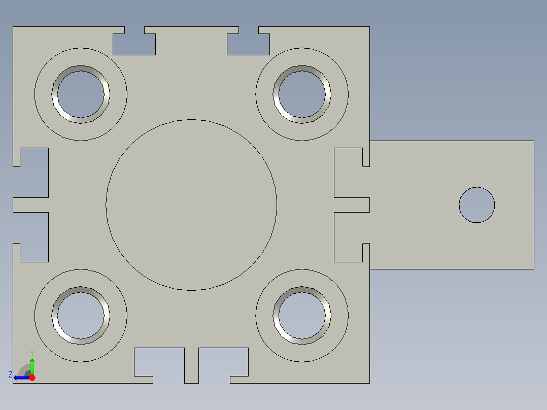 智能门房卡制造设备-QCK12X20装配体右视图