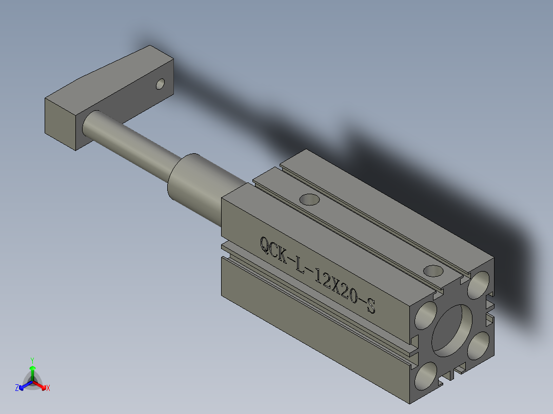 智能门房卡制造设备-QCK12X20装配体正等轴测图