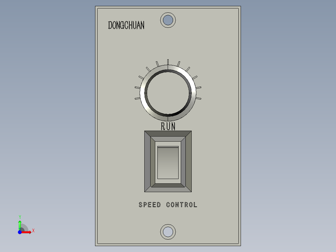 通用调速器US-52前视图