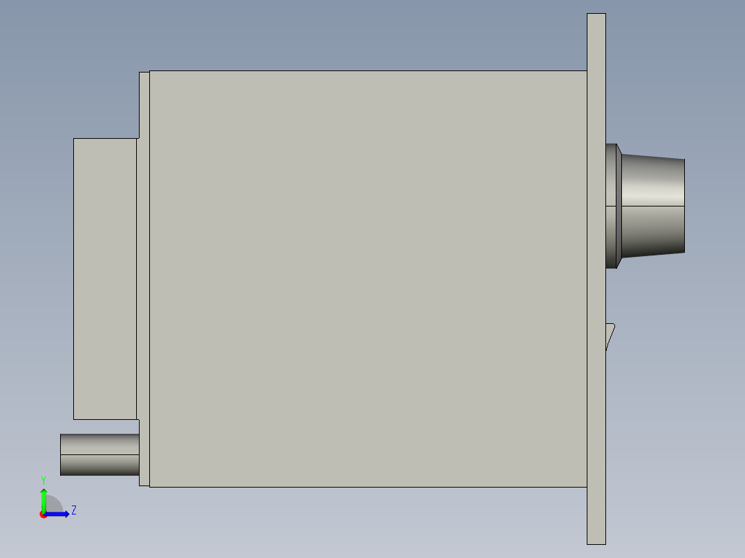 通用调速器US-52左视图